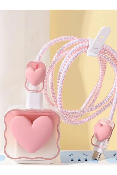 iPhone 18W/20W Uyumlu Şarj Kılıfı, Şarj Kablosu Örme Aparatı, Kablo Koruyucu Aparatı, Toparlayıcı - Resim 3