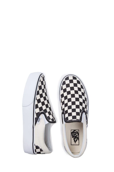 VANS UNİSEX UA CLASSİC SLİP-ON PLATFORM SPOR AYAKKABI VN00018EBWW1 - 3
