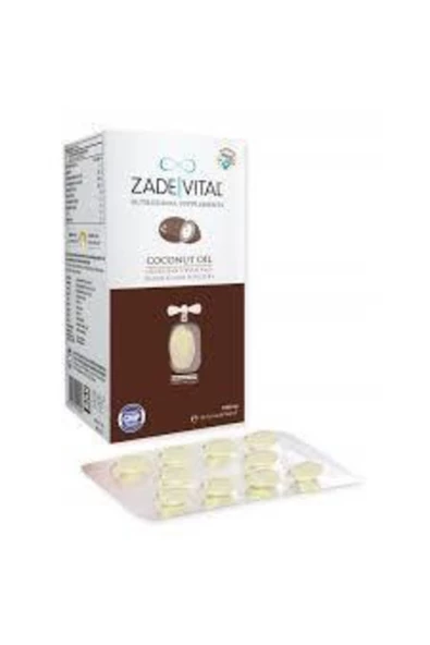 Zade Vital Hindistan Cevizi Yağı 1000 mg 60 Blister Kapsül