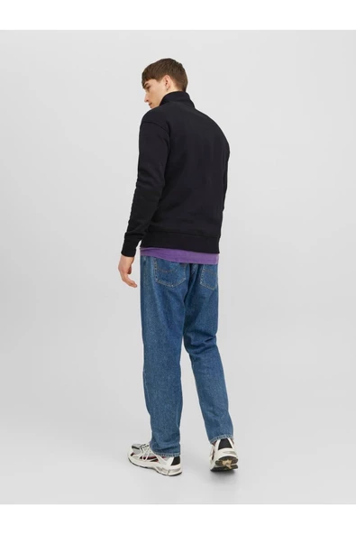 Jack & Jones JORVESTERBRO Erkek Siyah Sweatshirt 12241777 - 3