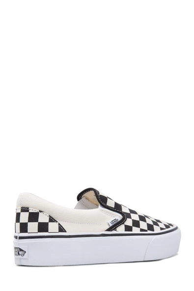 VANS UNİSEX UA CLASSİC SLİP-ON PLATFORM SPOR AYAKKABI VN00018EBWW1 - 6