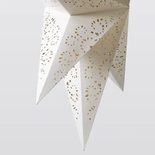 SUMUHOME STRALA ABAJUR BAŞLIĞI BEYAZ 90 CM - 2