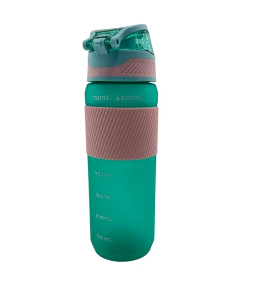 Nerox Kilitli Kapak Neon Matara Suluk 800 ML 1432 Yeşil - 2