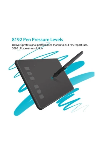Huion Inspiroy H640P Grafik Çizim Tablet Android Uyumlu - 4