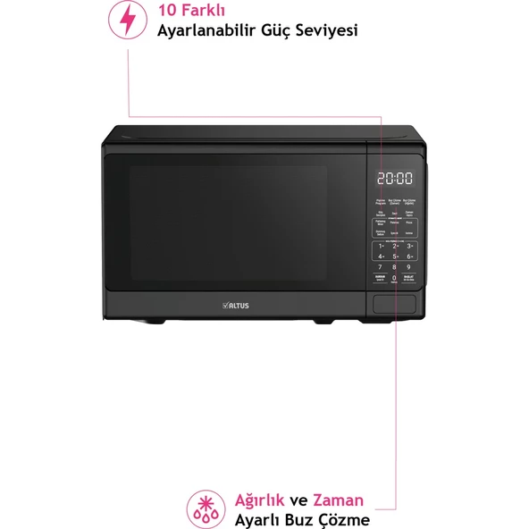 Almd 20 SX Dijital Ekranlı Mikrodalga Fırın - 3