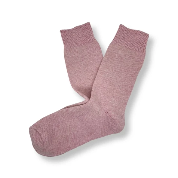 Endémique Studio The Wool Plain Blush-Kadın Çorap - 2