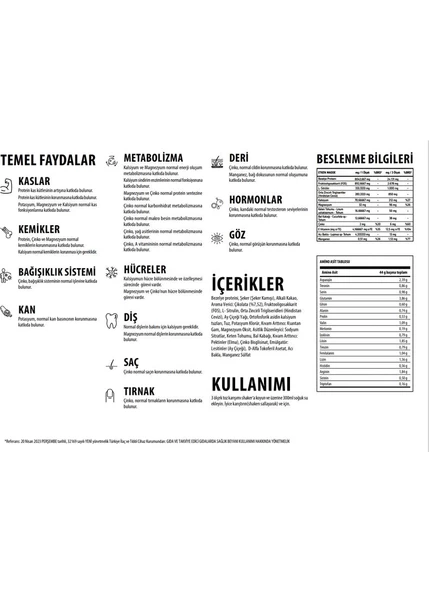 KYANİ AMARE ORİGİN ÇİKOLATALI BİTKİSEL BAZLI PROTEİN TAKVİYESİ - 4