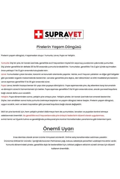 Büyük Irk Köpek Deri ve Tüy Bakım Yağı; Bit, Pire, Kene Dış Asalak Damlası 20-40 kg 5 Ml - 2