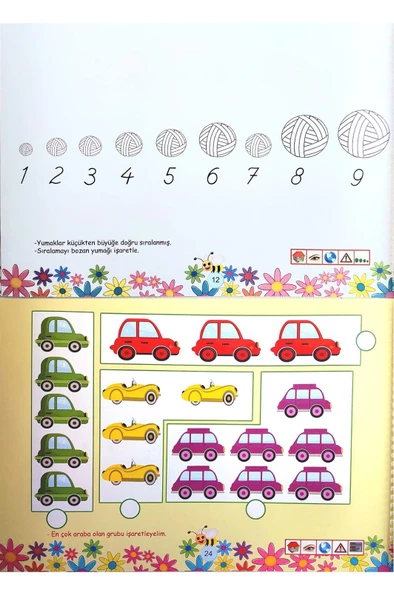 4 - 6 Yaş Dikkat Gelişim Seti - 3 Kitap - 128 Sayfa - 3