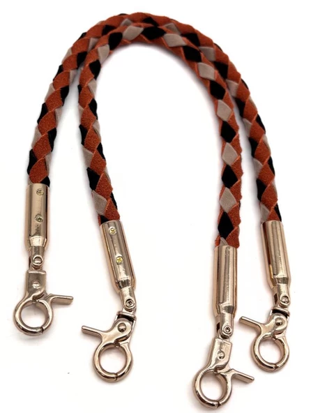 Angel Çanta Aksesuar  Renkli  43 cm  Örme Çanta Sapı Light Gold  Metal ürün görseli