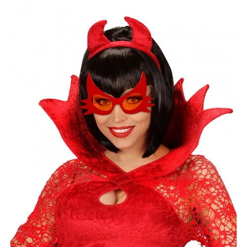 Kırmızı Renk Bıyık Tasarımlı Kedi Gözlüğü - Resim 2