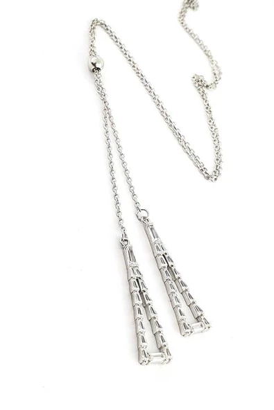 İtalyan Tasarımı 925Ayar Gümüş Ucu Asansörlü Ayarlanabilir Trend Y Kolye ürün görseli