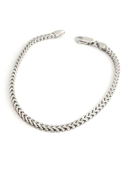 İtalyan 925 Ayar Gümüş Tarz Erkek Bileklik ürün görseli