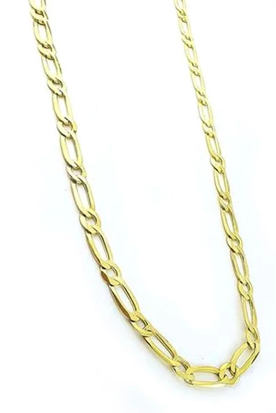 İtalyan 925Ayar Gümüş Üzerine Altın Kaplama Figora Zincir ürün görseli