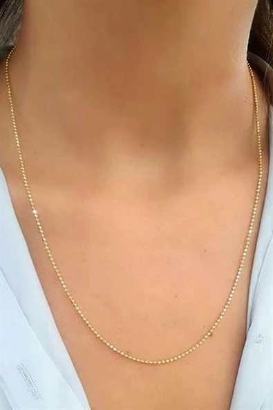 Çift Renkli 925Ayar Gümüş İtalyan Trend Zincir Kolye ürün görseli