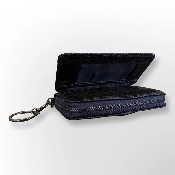 Axıs Kadın Askılı Cüzdan Janjanlı Lacivert Ax103 - 4