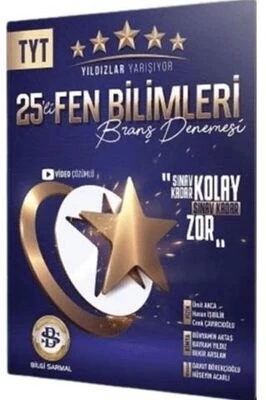 Bilgi Sarmal Yayınları TYT Fen Bilimleri Yıldızlar Yarışıyor 25 li Branş Denemesi