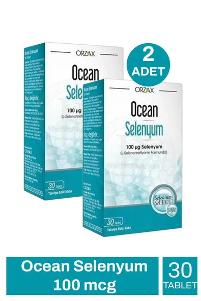 Ocean Selenyum 100 mcg 30 Tablet 2 Adet ürün görseli 1
