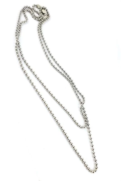 Italyan Tasarımı 925Ayar Gümüş Toplu Erkek Zincir Kolye ürün görseli