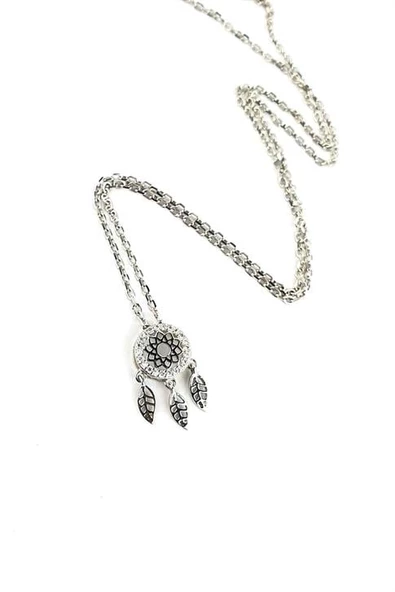 Zirkon Taş Detaylı 925Ayar Gümüş Minimal Düş Kapanı KOLYE ürün görseli