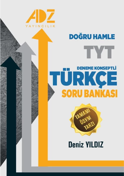 TYT Deneme Konseptli Türkçe Soru Bankası - 216 Sayfa - 20 Adet Deneme - 800 Soru