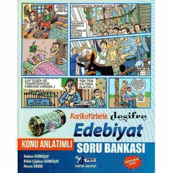 Edebiyat Karikatürlerle Deşifre Konu Anlatımlı Soru Bankası