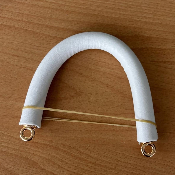 Angel Çanta Aksesuar 27 cm Rulo Model Suni Deri Taba Çanta Sapı Light Gold Metalli ürün görseli