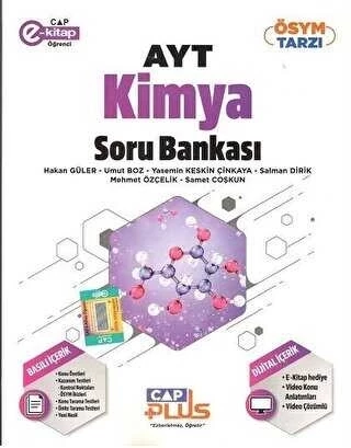 Çap Yayınları AYT Kimya Soru Bankası