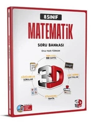3D Yayınları 8. Sınıf Matematik Soru Bankası