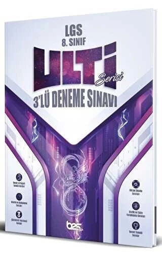 Bes Yayınları 8. Sınıf Ulti Serisi 3 lü Denemeleri