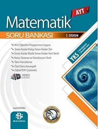 Bilgi Sarmal Yayınları AYT Matematik Soru Bankası - 2. Oturum - 1