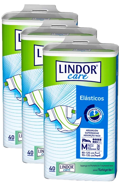 Hartmann Hasta Alt Bezi Bağlamalı 40 Lı Medium Orta Boy 3 Paket 120 Adet