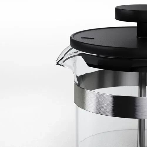 SUMUHOME UPPHETTA FRENCH PRESS PASLANMAZ ÇELİK SİYAH 1 LT - 3