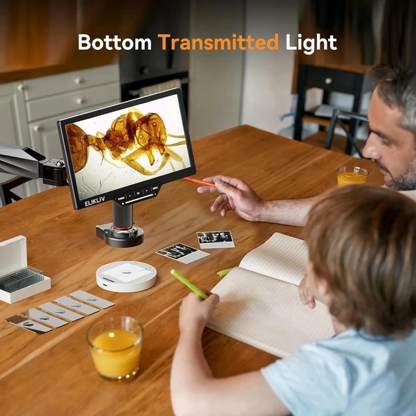 Elikliv EDM202 Flex Esnek Kol ile Dijital Lehimleme Mikroskobu 10.1 - 4