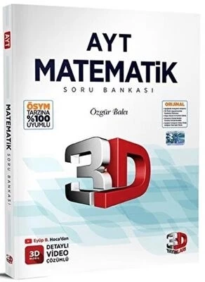 3D Yayınları 2023 AYT Matematik 3D Soru Bankası