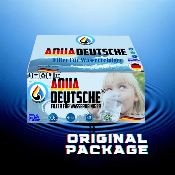 AQUA DEUTSCHE  KAPALI KASA 7 FİLTRE 14 AŞAMA SU ARITMA CİHAZI FİLTRE SETİ - 11