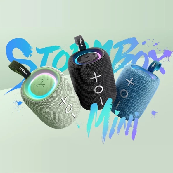 Tribit Stormbox Mini 12W IPX7 Su Geçirmez 12 Saat Oynatma Süresi 5.4 Taşınabilir Bluetooth Hoparlör Yeşil - 10