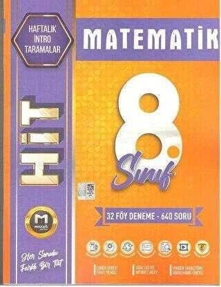 Mozaik Yayınları 8. Sınıf Matematik Hit 32 lı Deneme