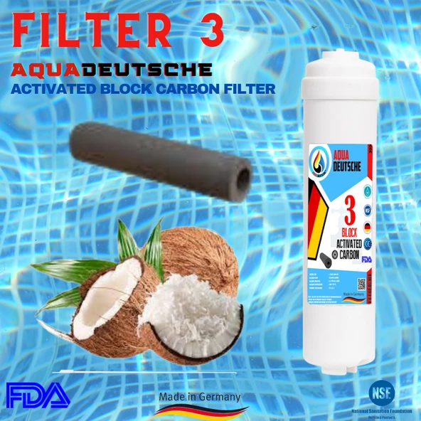 AQUA DEUTSCHE  KAPALI KASA 7 FİLTRE 14 AŞAMA SU ARITMA CİHAZI FİLTRE SETİ - 4