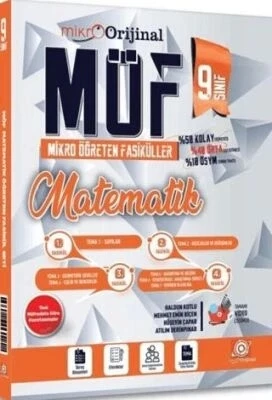 Orijinal Yayınları 9. Sınıf Matematik MÖF Mikro Öğreten Fasiküller