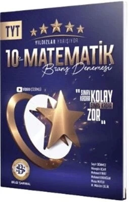 Bilgi Sarmal Yayınları TYT Matematik Yıldızlar Yarışıyor 10 lu Branş Denemesi