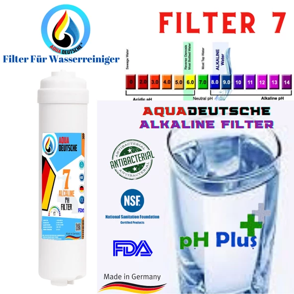 AQUA DEUTSCHE  KAPALI KASA 7 FİLTRE 14 AŞAMA SU ARITMA CİHAZI FİLTRE SETİ - 8