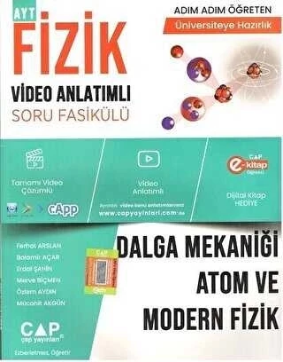 Çap Yayınları Fizik Dalga Mekaniği Atom ve Modern Fizik Konu Anlatımlı Soru Bankası