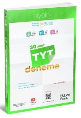 Üç Dört Beş Yayınları TYT Biyoloji 30 Deneme