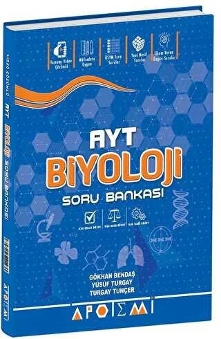 Apotemi Yayınları Apotemi YKS AYT Biyoloji Soru Bankası
