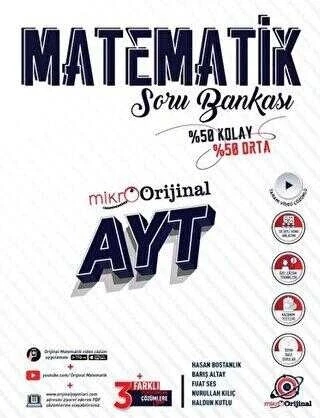 Orijinal Yayınları Mikro AYT Matematik Soru Bankası