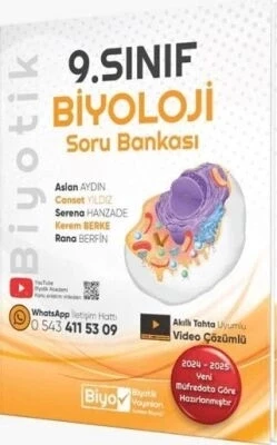 Biyotik Yayınları 9. Sınıf Biyoloji Soru Bankası