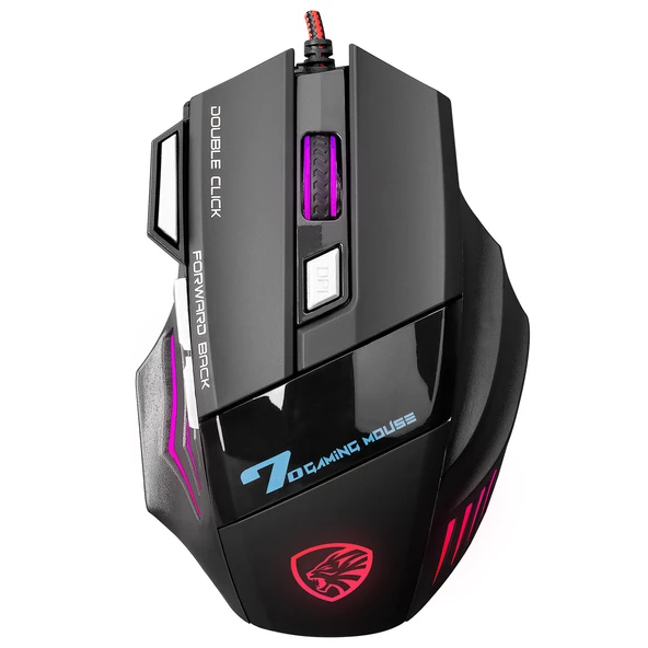 Hytech Gamy Hy-X7 Rainbow LED Oyuncu Mouse