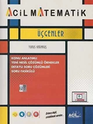 Acil Yayınları Acil Matematik Üçgenler Konu Anlatımlı Soru Fasikülü