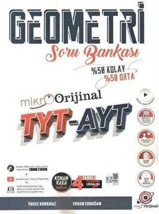 Orijinal Yayınları TYT AYT Geometri Mikro Soru Bankası